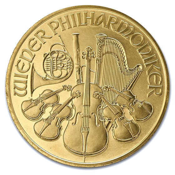 2003 Austria 1 oz Gold Philharmonic BU 2003 Austria 1 oz Gold Philharmonic BU